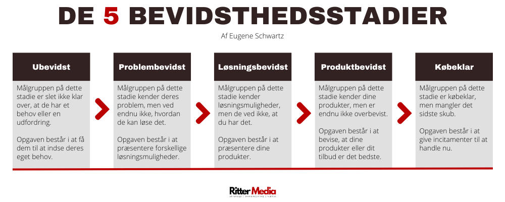 De 5 bevidsthedsstadier